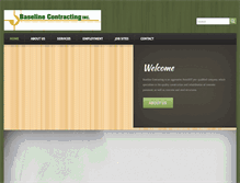 Tablet Screenshot of baselinecontracting.com